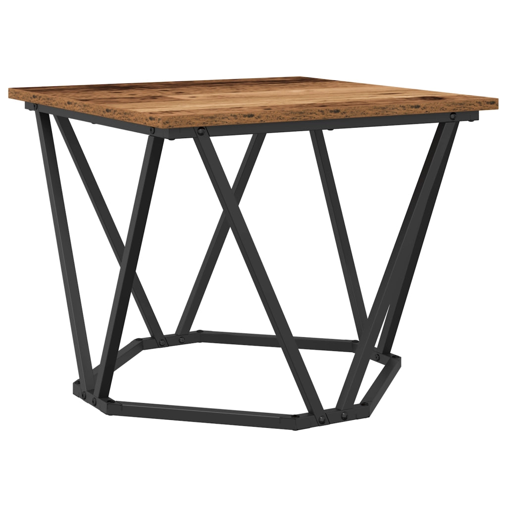 Tavolini 3 pcs Legno Vecchio in Compensato