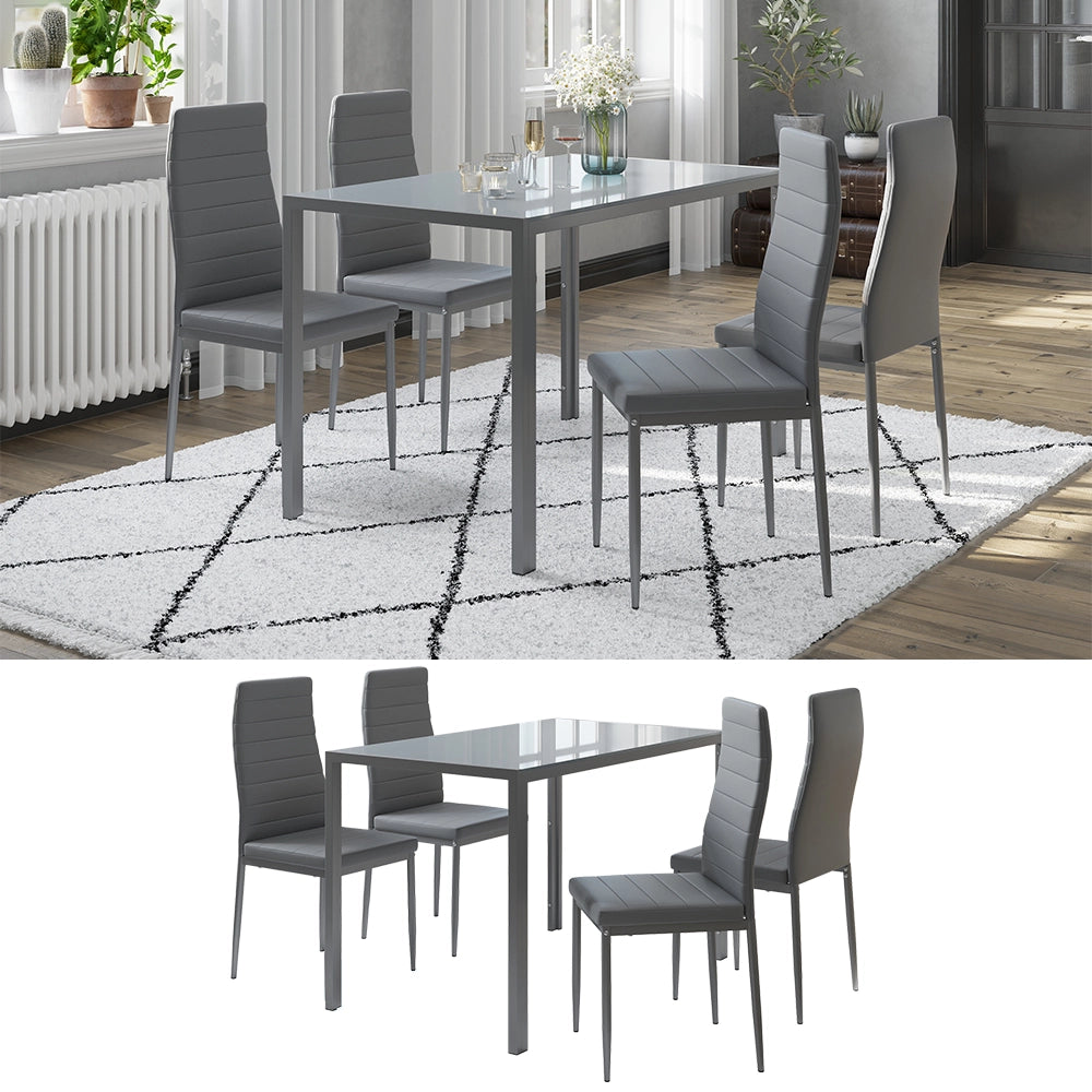 Vicco Set di tavoli da pranzo Grigio 120 x 75 cm Set di 4