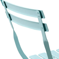 Set Tavolino e 2 Sedie Pieghevoli da Giardino Teresa Avio