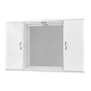 Specchio serie elettra 2 ante lisce