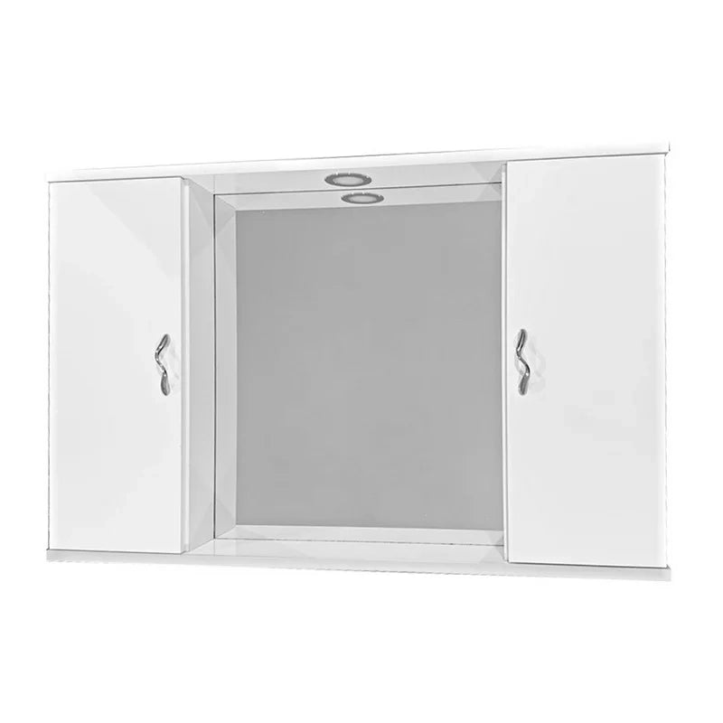 Specchio serie elettra 2 ante lisce
