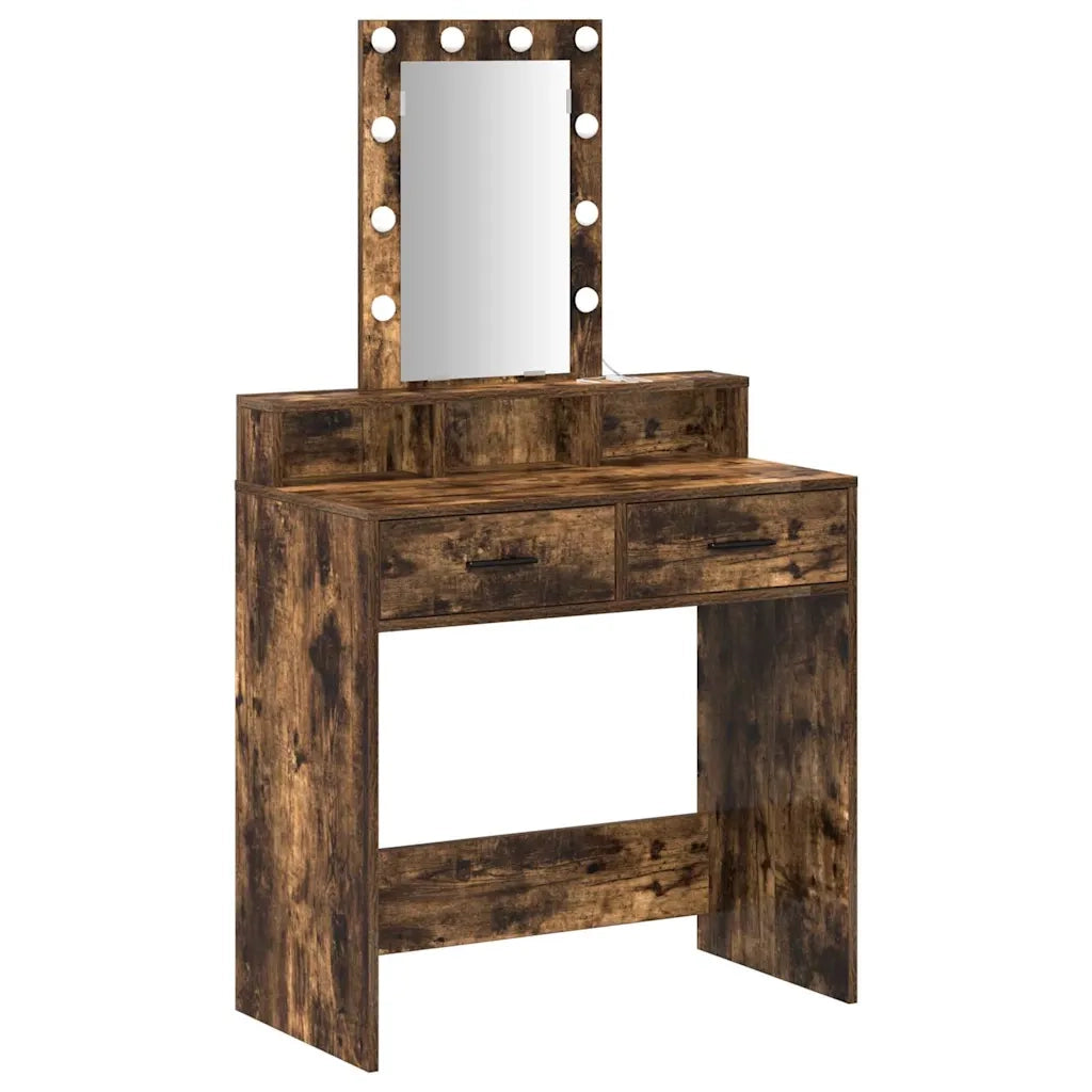 Tavolo da Trucco Marrone 79 x 41 x 140 cm Legno multistrato 865167