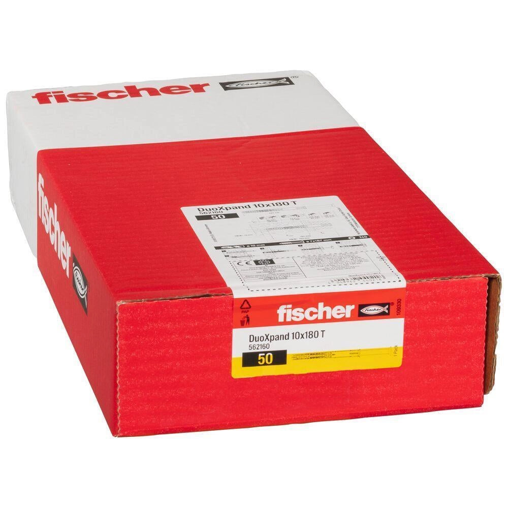 Fischer 562160 ancoraggio a vite e tassello 50 pz Tassello di espansione 180 mm