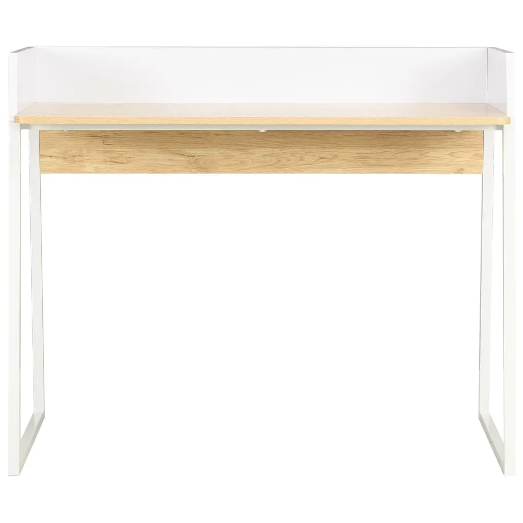 Scrivania Bianca e Rovere 90x60x88 cm cod mxl 75901