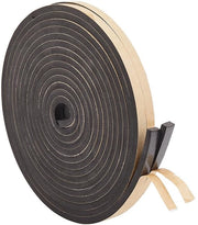 Tappetino di isolamento a schiuma - Isolamento acustico - Autoadesivo - 10m x 10mm x 6mm - Striscia di rimozione per porte e finestre - Per impianti di raffreddamento e condizionamento d'aria