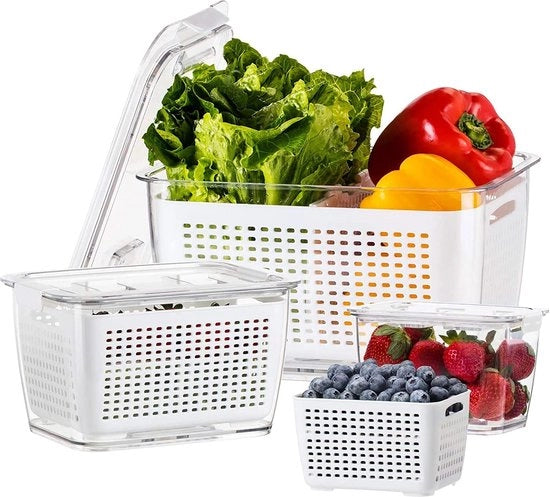 Cassa frutta elegante – Etagere frutta – Scatola frutta – Frutta Opberger – Bacinella frutta – Cesta frutta – Etagere frutta elegante