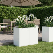 Vaso da giardino Bianco 80 x 40 x 60 cm 8005884