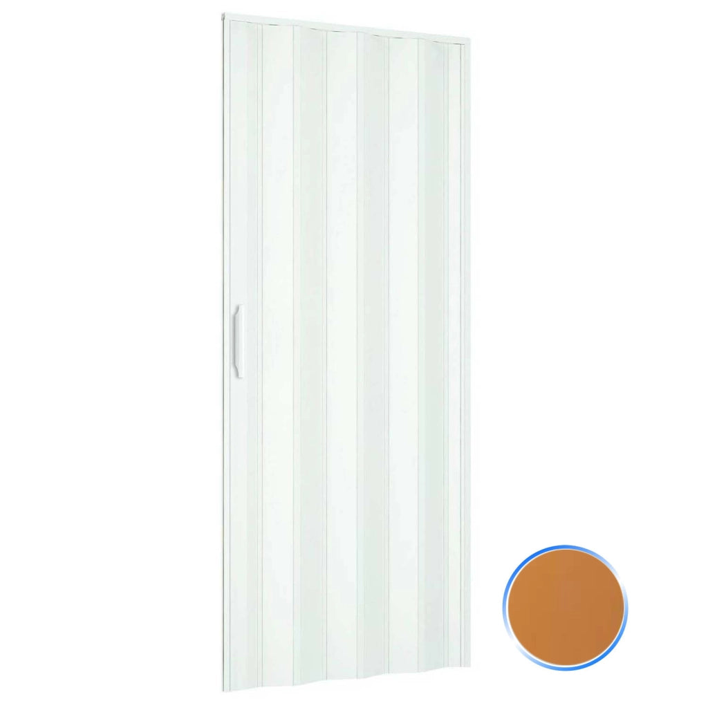 Porta a soffietto da interno in kit in PVC Douglas 82x210 cm mod. Simona