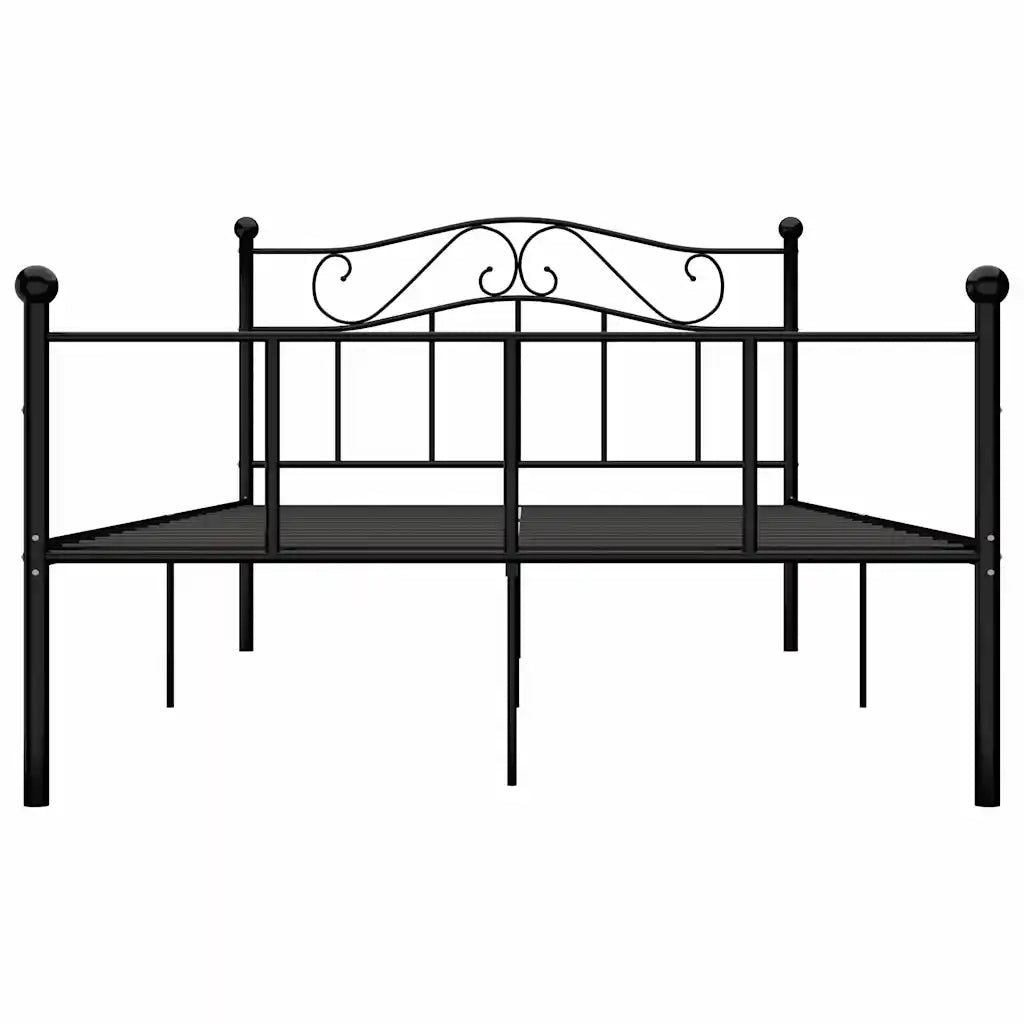 Giroletto Nero in Metallo 160x200 cm 284527