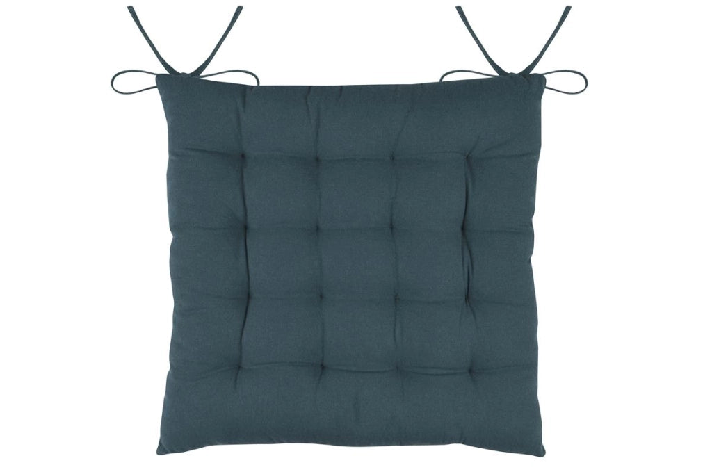 CUSCINO SEDIA DUO VARI COLORI 38X38X3.5cm COLORE: BLU NAVY