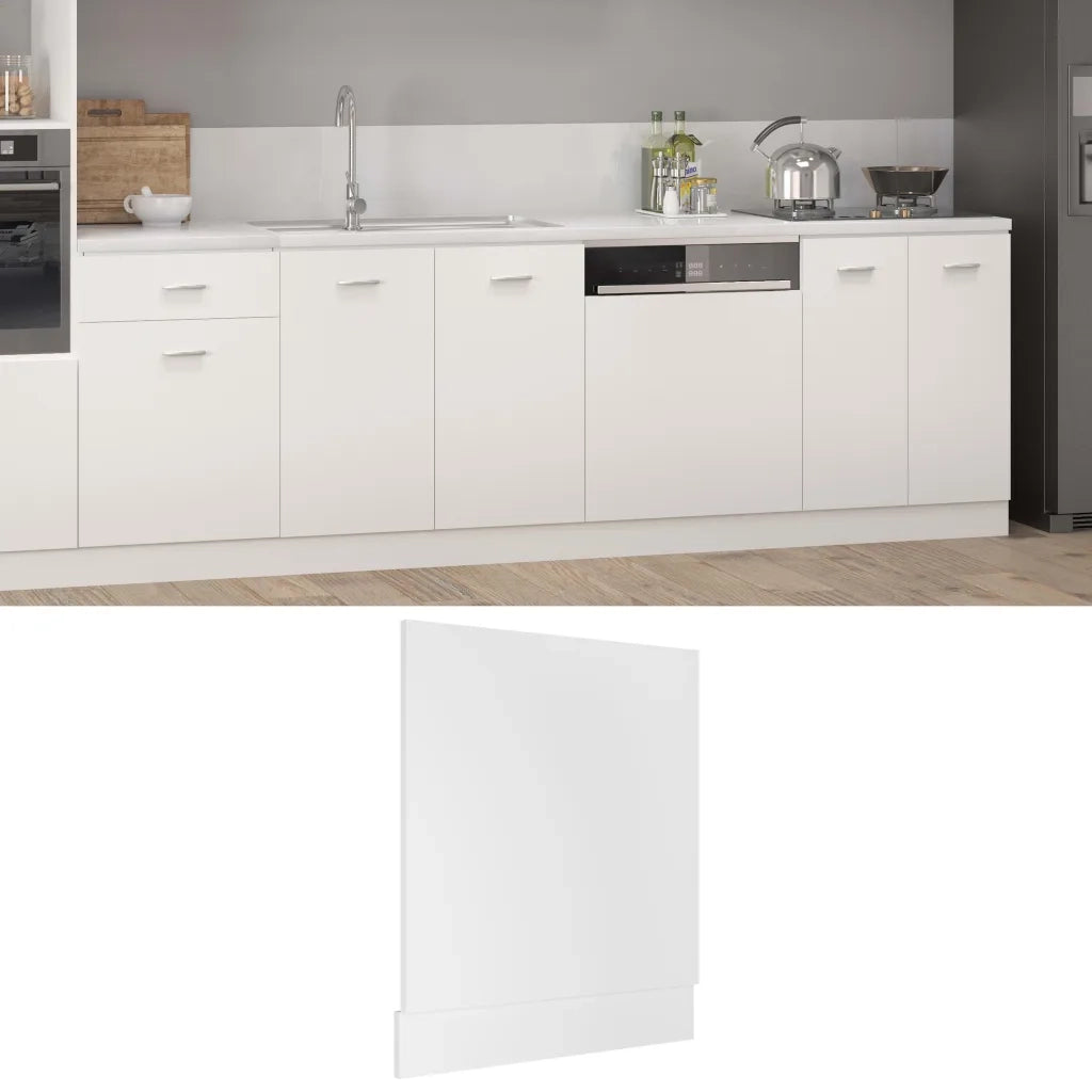 Pannello Lavastoviglie Bianco 59,5x3x67 cm Legno Multistratocod mxl 118696