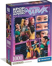 Puzzle 1000 Pezzi, Illustrazione con Tema K-pop Demon Hunters, 70x50 cm, Poster Incluso