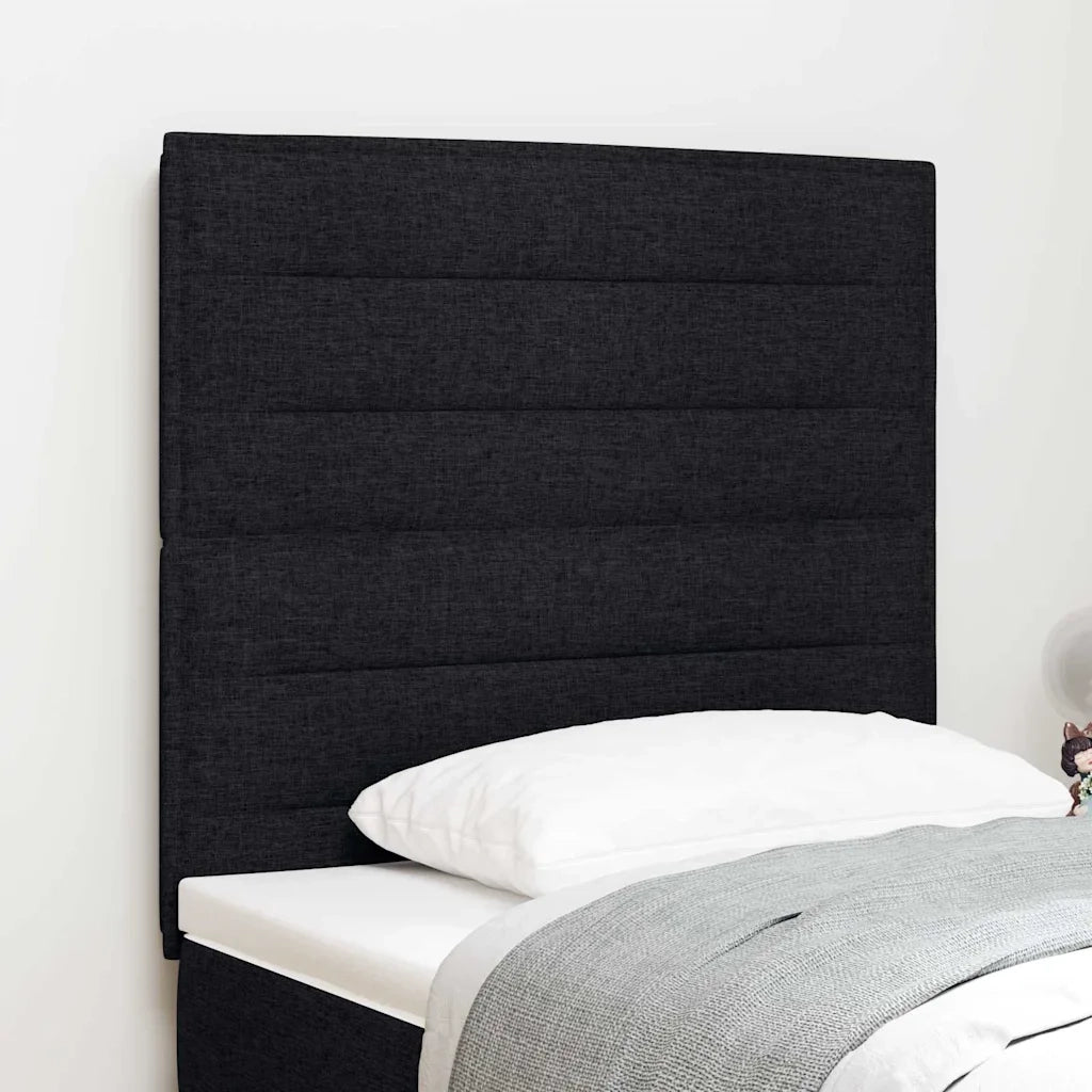 Testiera | Testata Nero 100 cm Tessuto