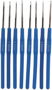 Set di Aghi per Maglia 8 pezzi - Acciaio Inossidabile - Progettazione Ergonomica - Leggero - Manico Antiscivolo - Adatto per Maglieria - Aghi per Maglia Bulbose
