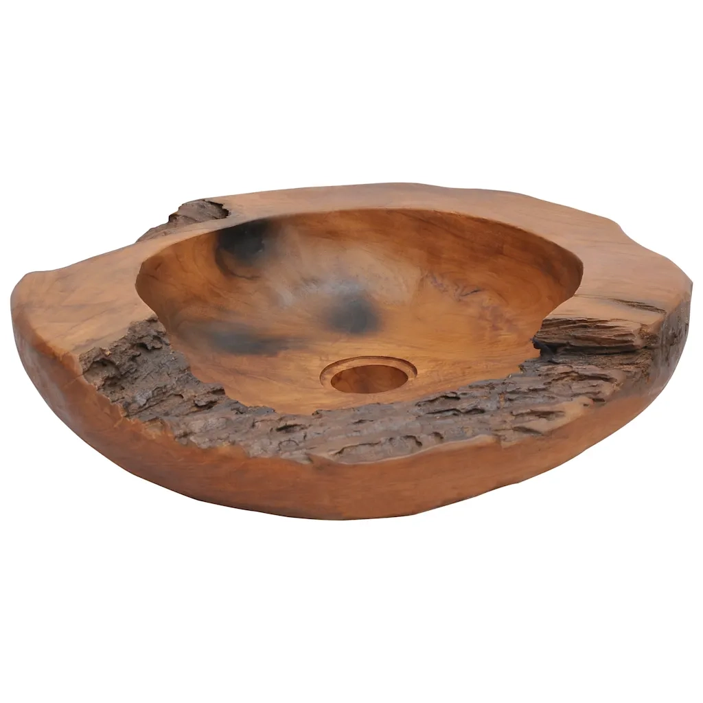Lavabo in Legno di Teak 45 cm cod mxl 54534