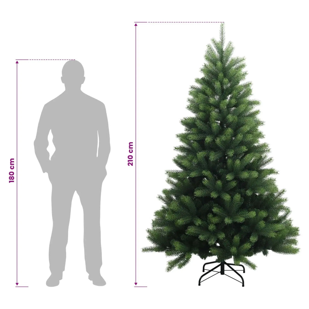 Albero di Natale Artificiale con Rami Pieghevoli 210 cm 42055606