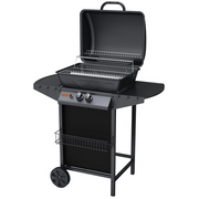 BARBECUE A GAS DUE FUOCHI IDEAL STAR cm 91,3x46x102h - IDEAL STAR