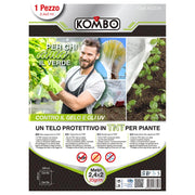 Velo di Protezione in TNT 2,4x2m Tessuto Non Tessuto 20 g/m² per Piante e Colture