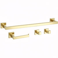 Set Accessori Da Bagno Rio Gold 4 Pezzi