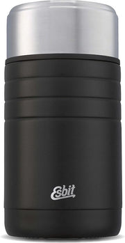 Contenitore termico per alimenti - Contenitore di riscaldamento 1000 ml in acciaio inox nero per piatti caldi e freddi