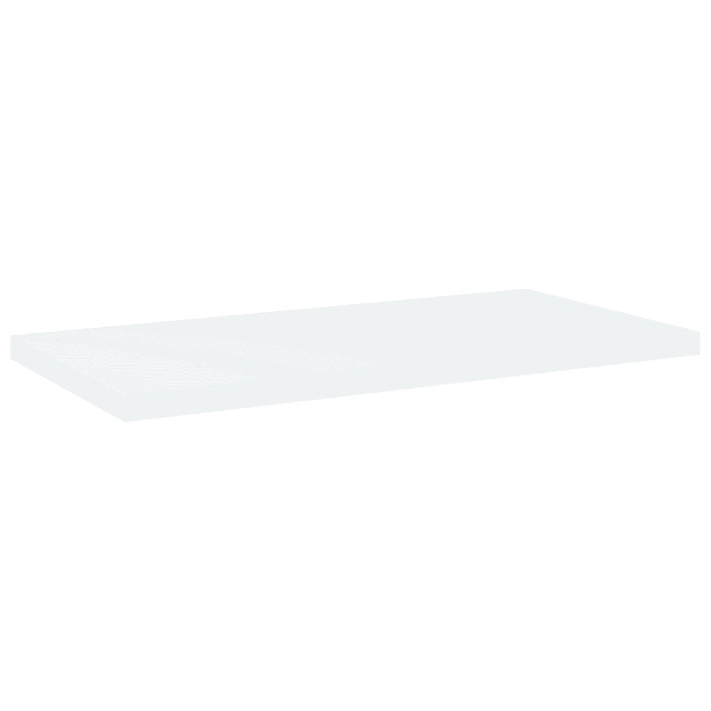 Ripiani per Libreria 4pz Bianchi 40x20x1,5 cm Legno Multistrato 805138