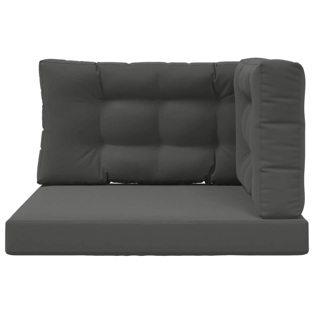 Cuscino per divano da esterno 3 pcs Antracite Poliestere