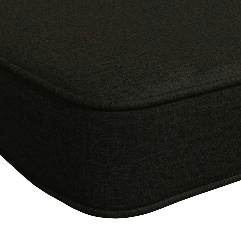 Cuscini per Panchina a 2 Pezzi VUGHT 2 pz 100% Poliestere Nero 951995