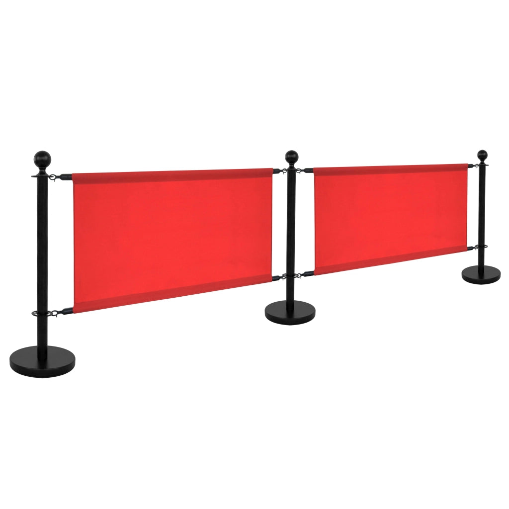 Oviala - Tela rossa per separatore di terrazza 100x69cm
