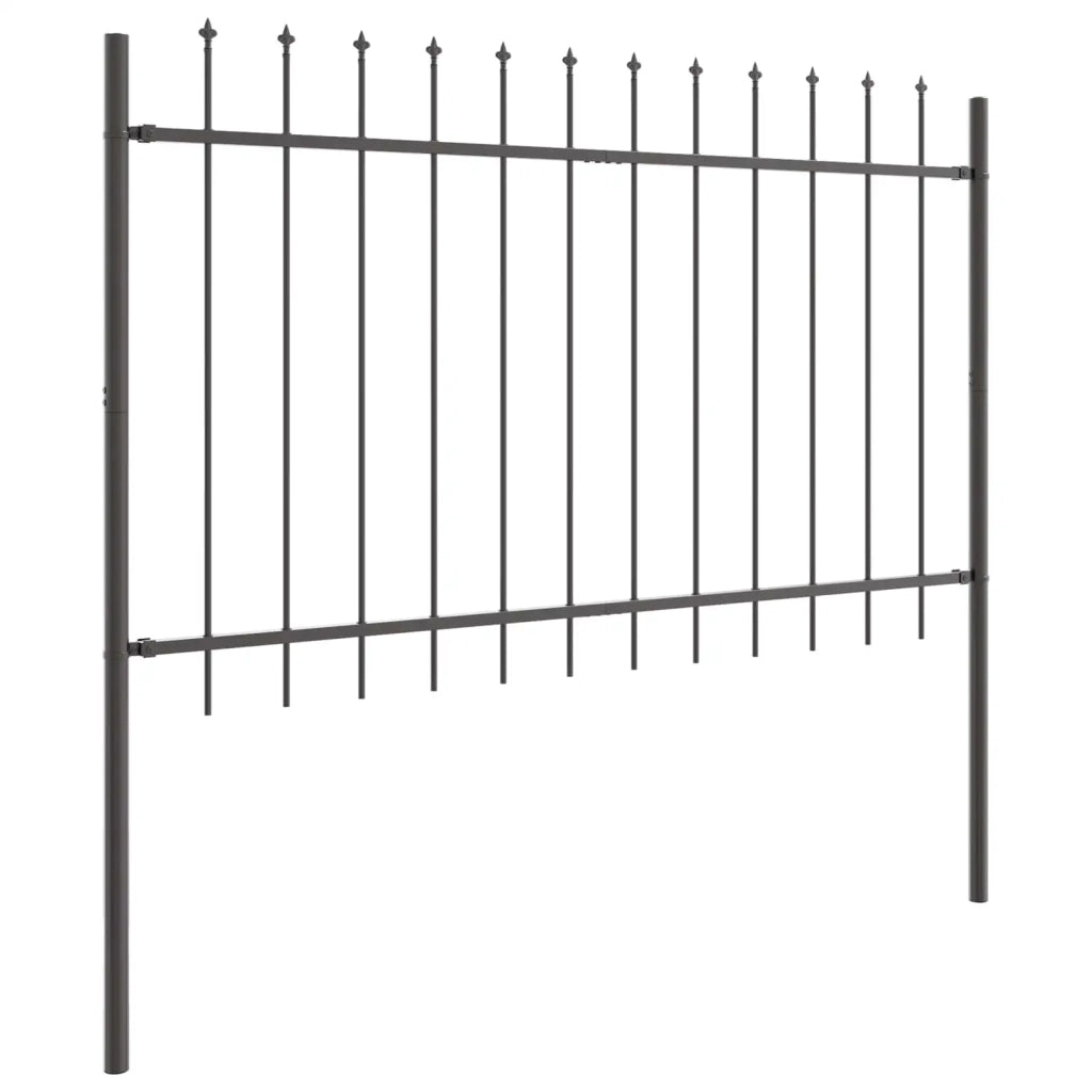 Recinzione per Giardino 2 pcs Grigio 3,4 x 1 m 3334030