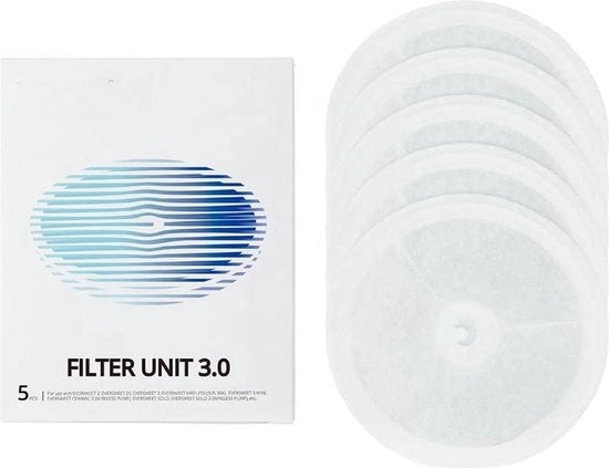 Filtro per fonte per gatti - 5 pezzi filtri per fonte per gatti-EverSWEET 2 Eversweet 3-CYBERTIAL PUREDRINK