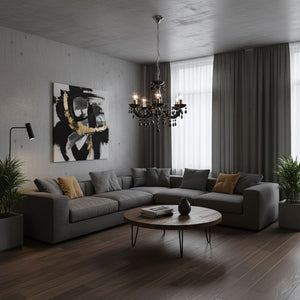 Lampada Da Soffitto Ebt002-5cp Black