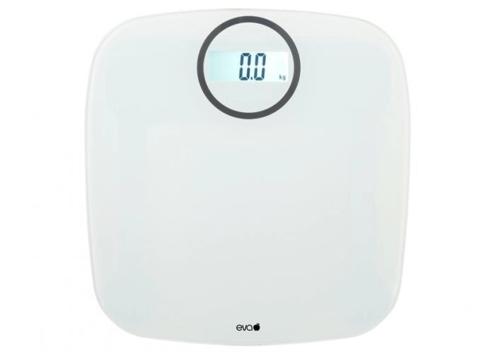 Bilancia Pesapersone Digitale in Vetro Bianco Max 180 Kg Kaufgut