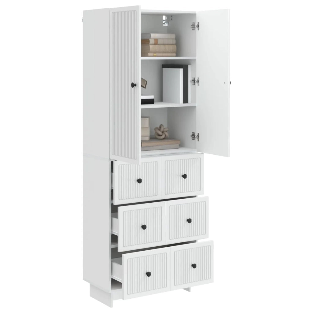 Set di armadi 2 pcs 66 x 34,5 x 90 cm Legno ingegnerizzato
