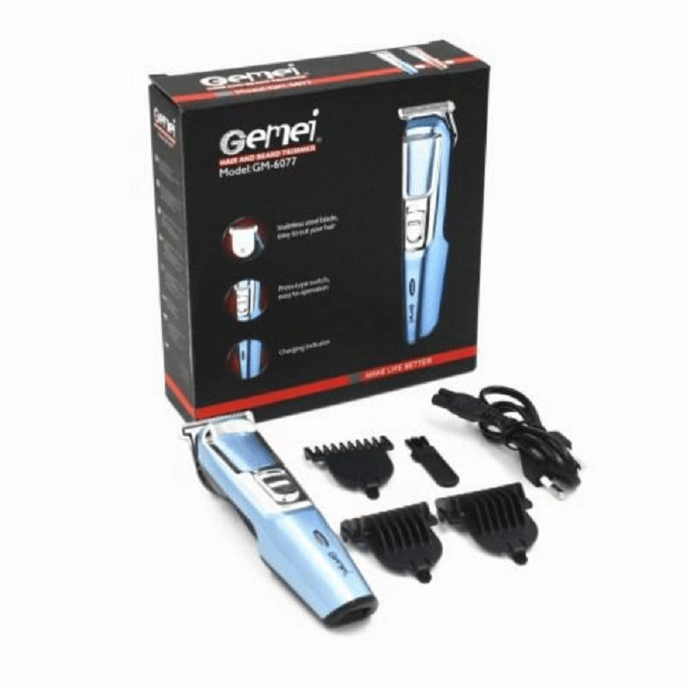 Trade Shop - Taglia Capelli Barba A Batteria Professionale Elettrico Ricaricabile Gm-6077 -