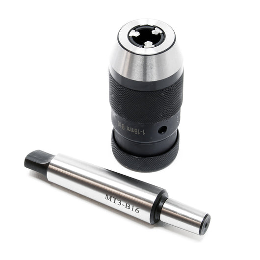 Mandrino per trapano serraggio rapido MT3-B16 16mm senza chiave autoserrante