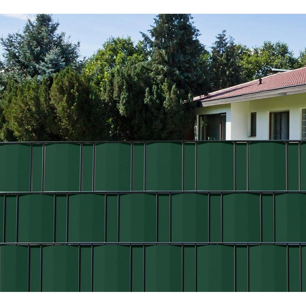 Trade Shop - Frangivista Rotolo Verde Pvc Per Balconi Ringhiere Recinzioni Protezione 19cmx35mt 06267 -