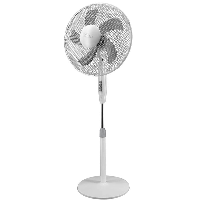 ARDES STEELO (AR5ST40PBW) - VENTILATORE A PIANTANA 40CM - 3 VEL. - 50W