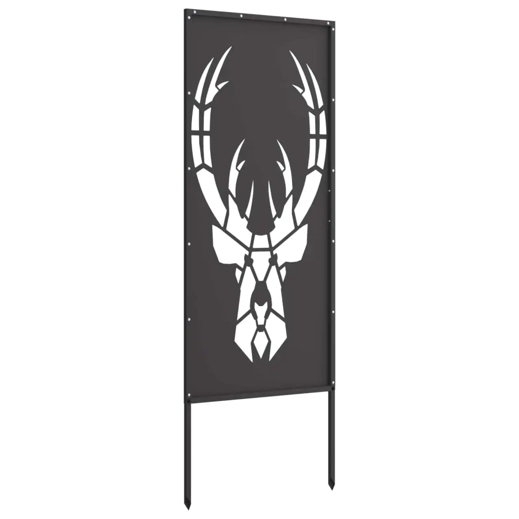 Schermo per privacy in giardino Stampa animale Nero 50 x 140 cm 876329