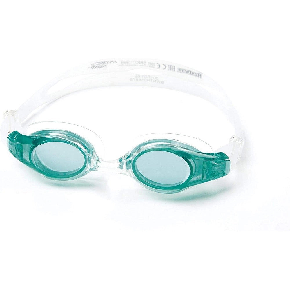 Trade Shop - Occhialini Da Nuoto Wave 3-6 Anni In Silicone Con Protezione Uv 3 Colori 21062 -