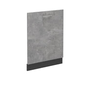 Pannello frontale della lavastoviglie R-Line Calcestruzzo/Antracite 60 cm senza piano di lavoro Vicco