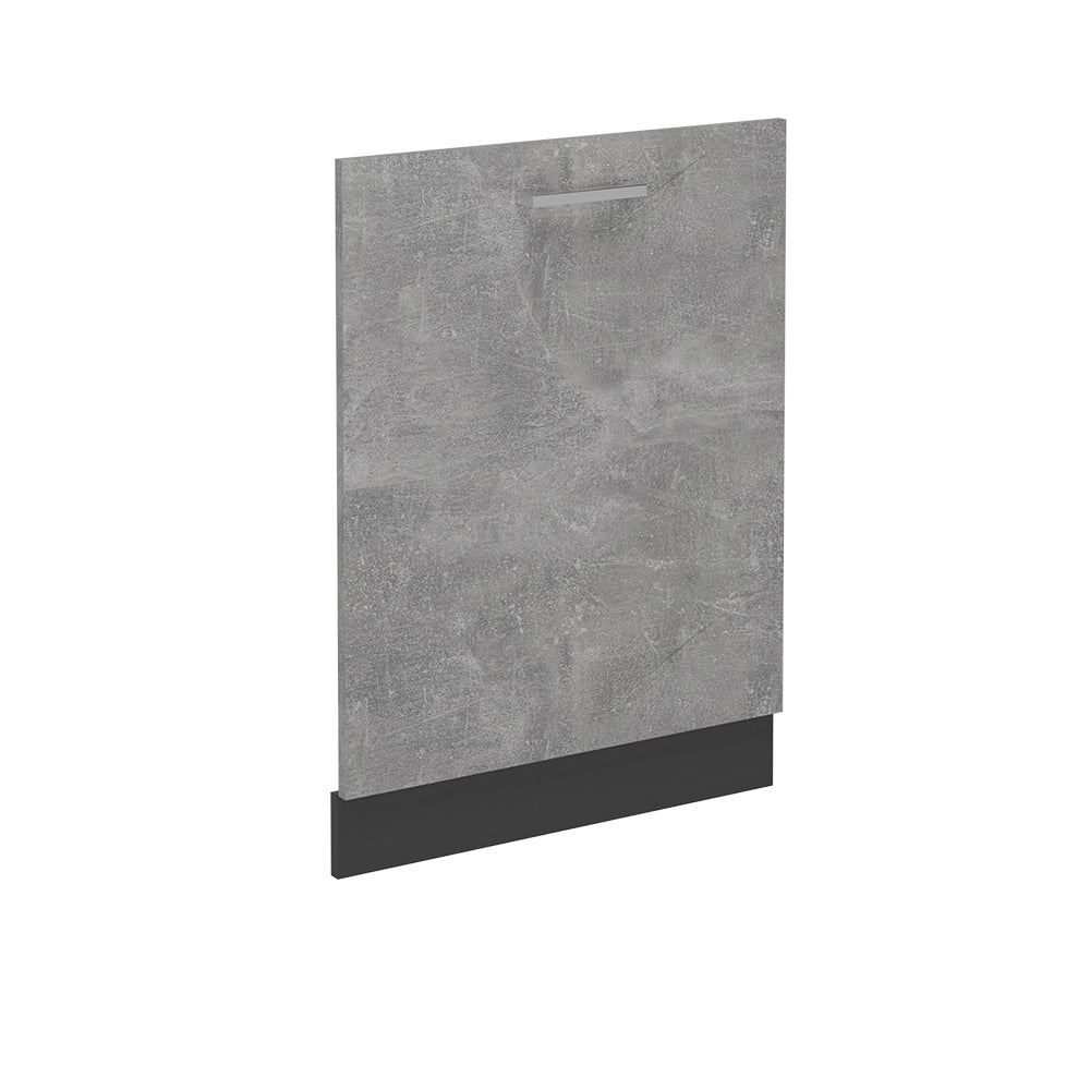 Pannello frontale della lavastoviglie R-Line Calcestruzzo/Antracite 60 cm senza piano di lavoro Vicco
