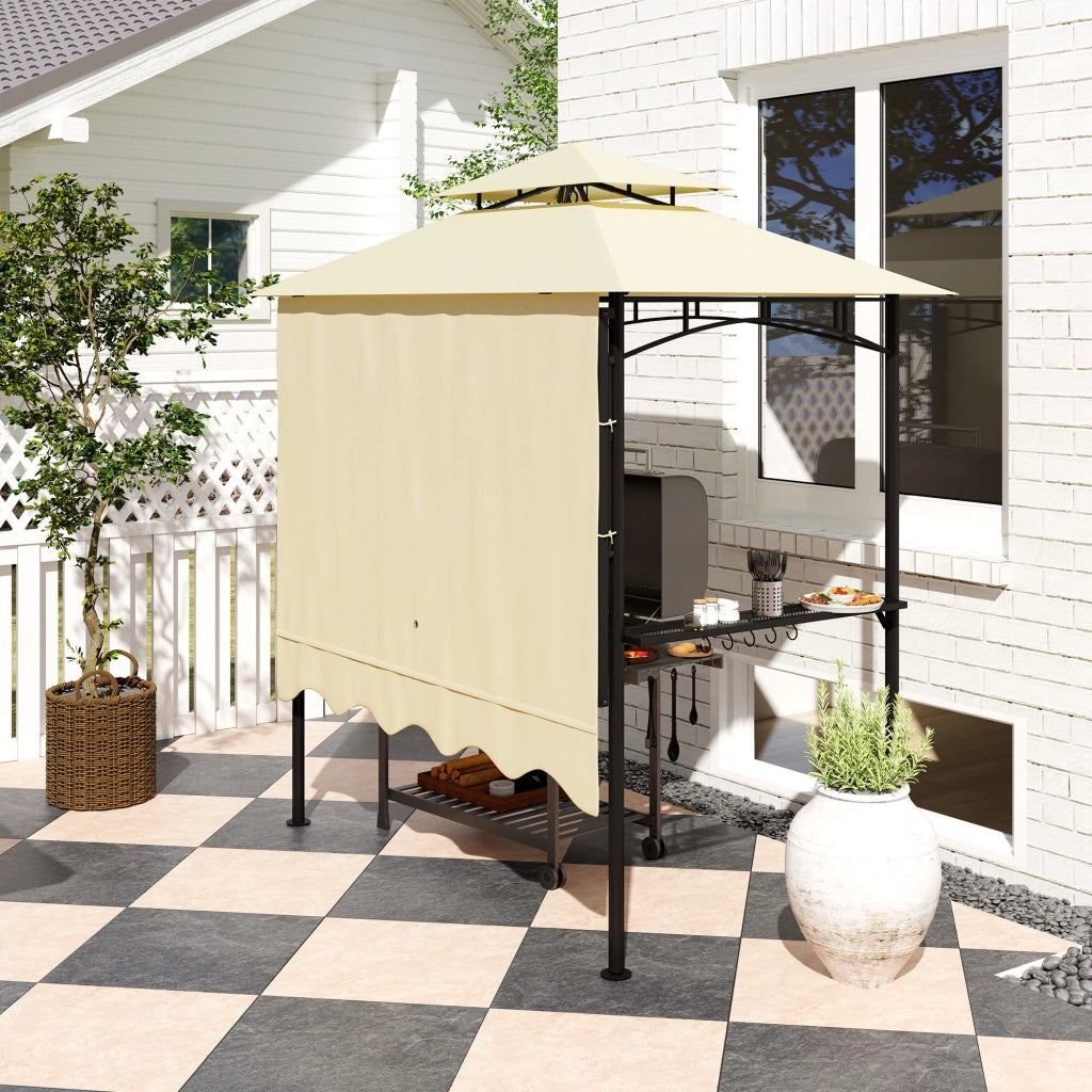 Gazebo da giardino ¨C zephmum ¨C Beige 242x232x248 cm
