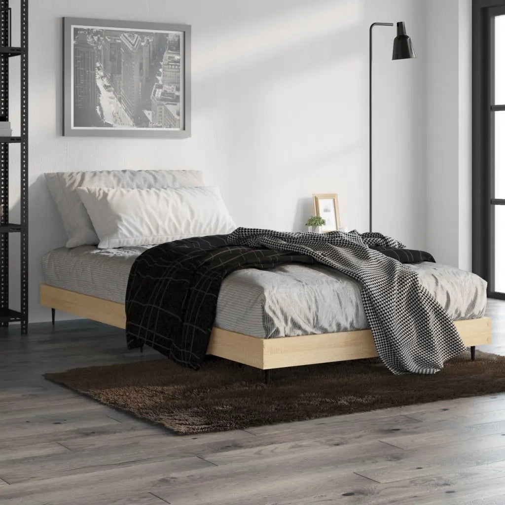 Giroletto senza Materasso Rovere Sonoma 90x200 cm in Truciolato 832272
