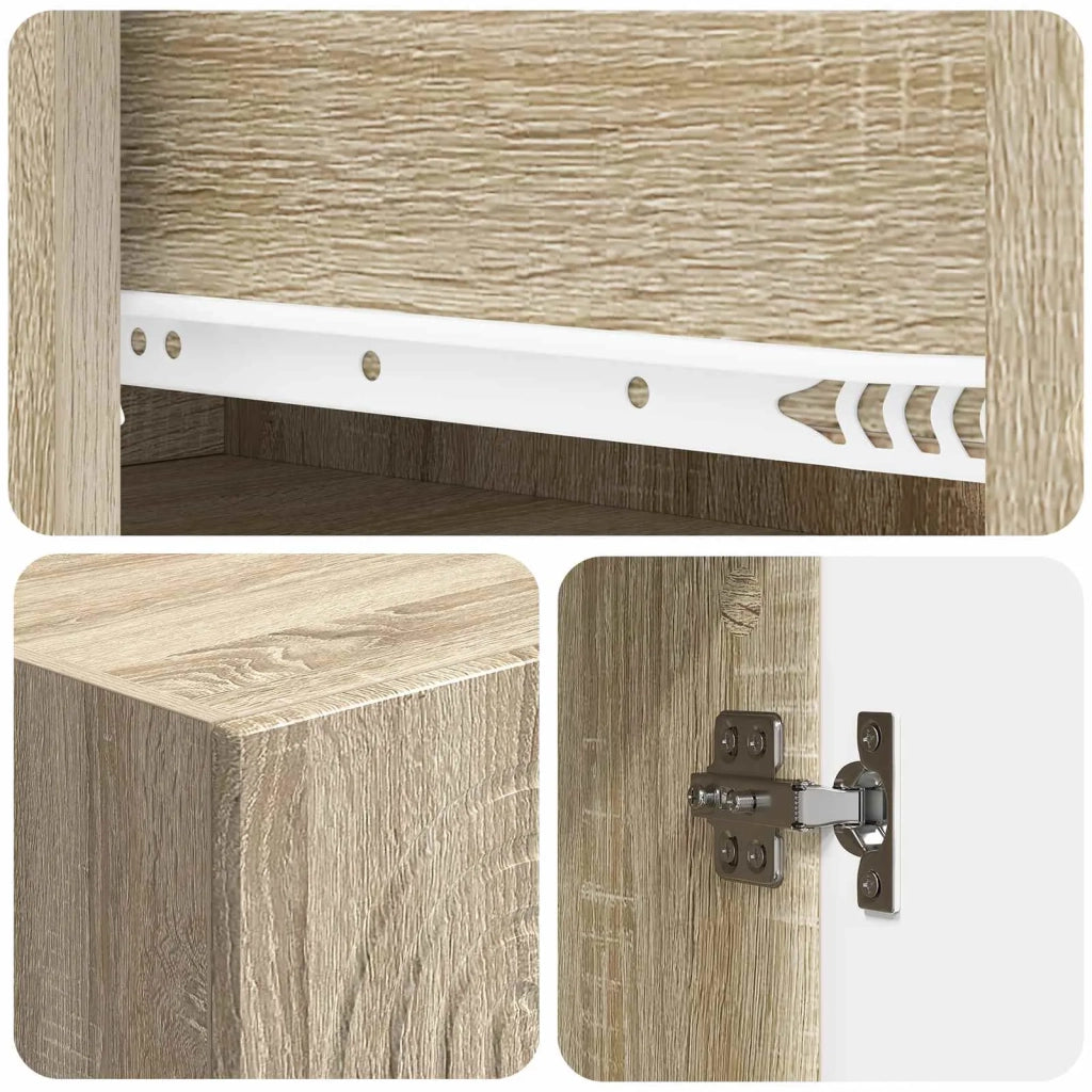 Set di armadi 2 pcs 33 x 34,5 x 90 cm Legno ingegnerizzato 3416468