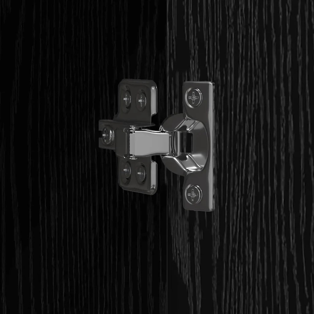 Mobile per Ufficio Rovere Nero 60 x 32 x 152,5 cm CFW3509602