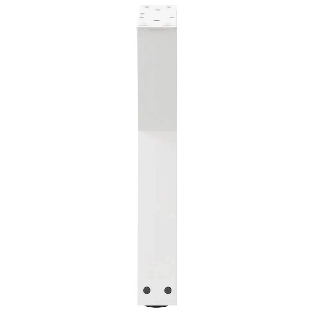 Set di 2 gambe moderne regolabili per tavolino da caffè 38 x 42-43,3 cm in acciaio bianco 02_0056987