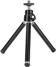 Stativo Portatile per Fotocamera e Smartphone - Opvouabile e Flexibile - Base Antiscivolo - Supporto per Sportcamera e Smartphone