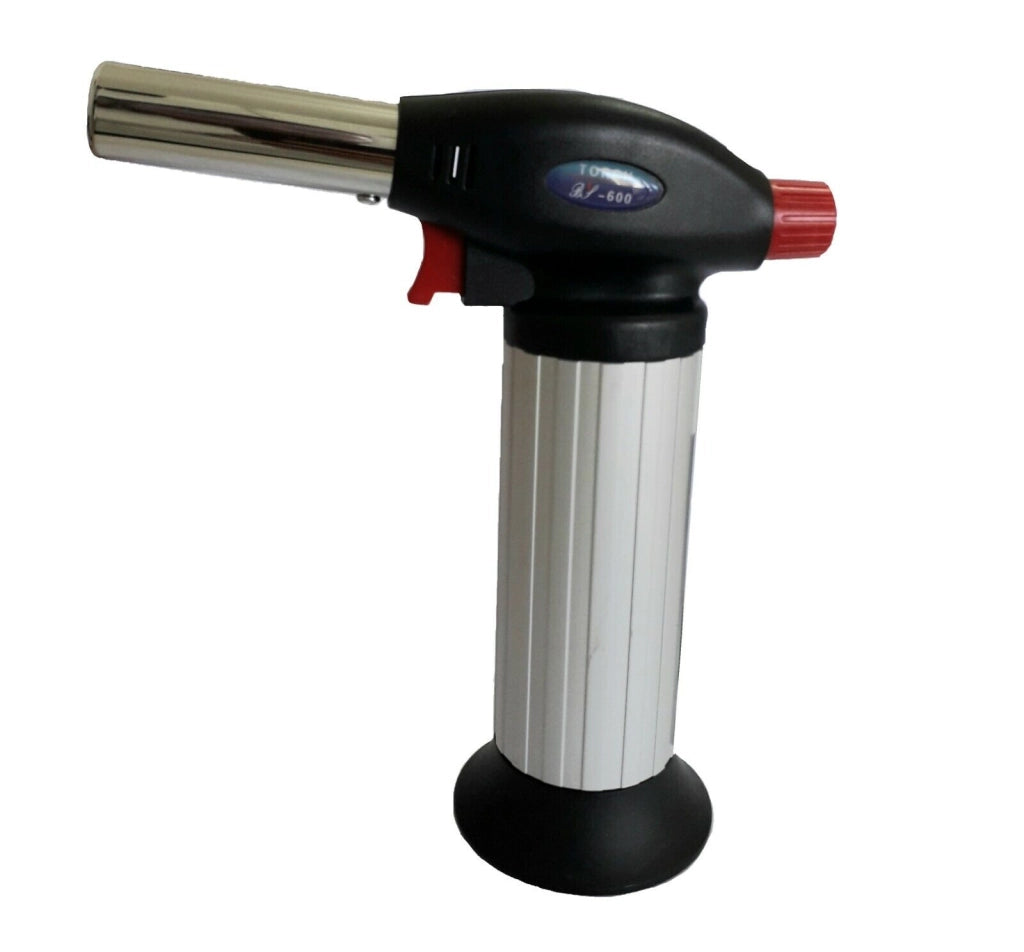 TORCIA SALDATORE BRUCIATORE GAS BUTANO RICARICABILE ACCENSIONE ELETTRONICA BS600