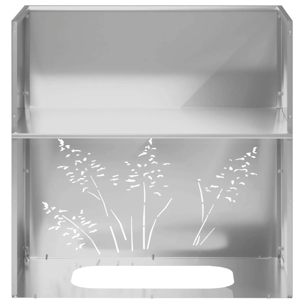 Vaso da giardino Argento 50 x 30 x 49 cm Acciaio zincato 8005816