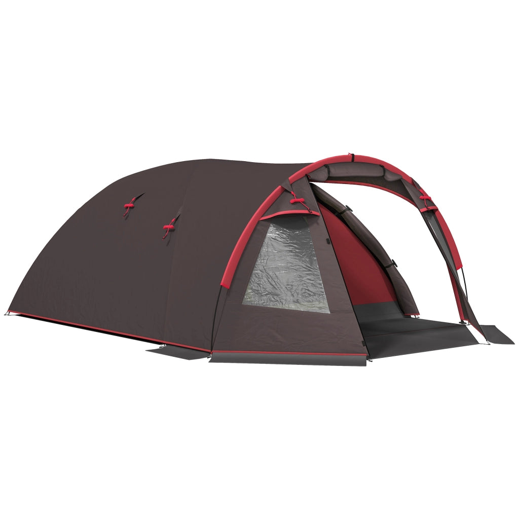 Tenda da Campeggio ¨C zephmum ¨C Grigio Impermeabile 2-4 Persone